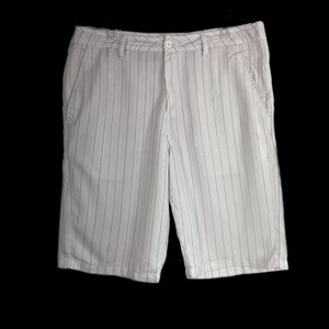 Carbon Men’s Striped Flat Front Shorts